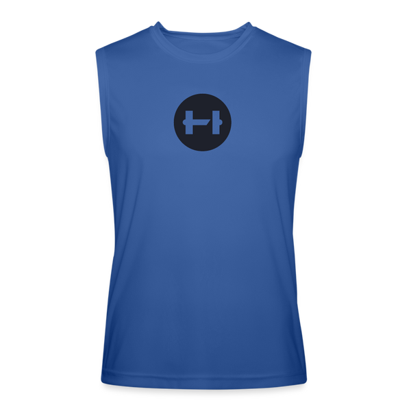 Exercise; Fitness; Sports; Hulkfit; Merch; Shirt; Men’s Performance Sleeveless Shirt - royal blue