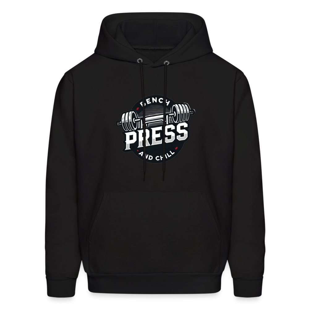 Bench Press and Chill Hoodie - black