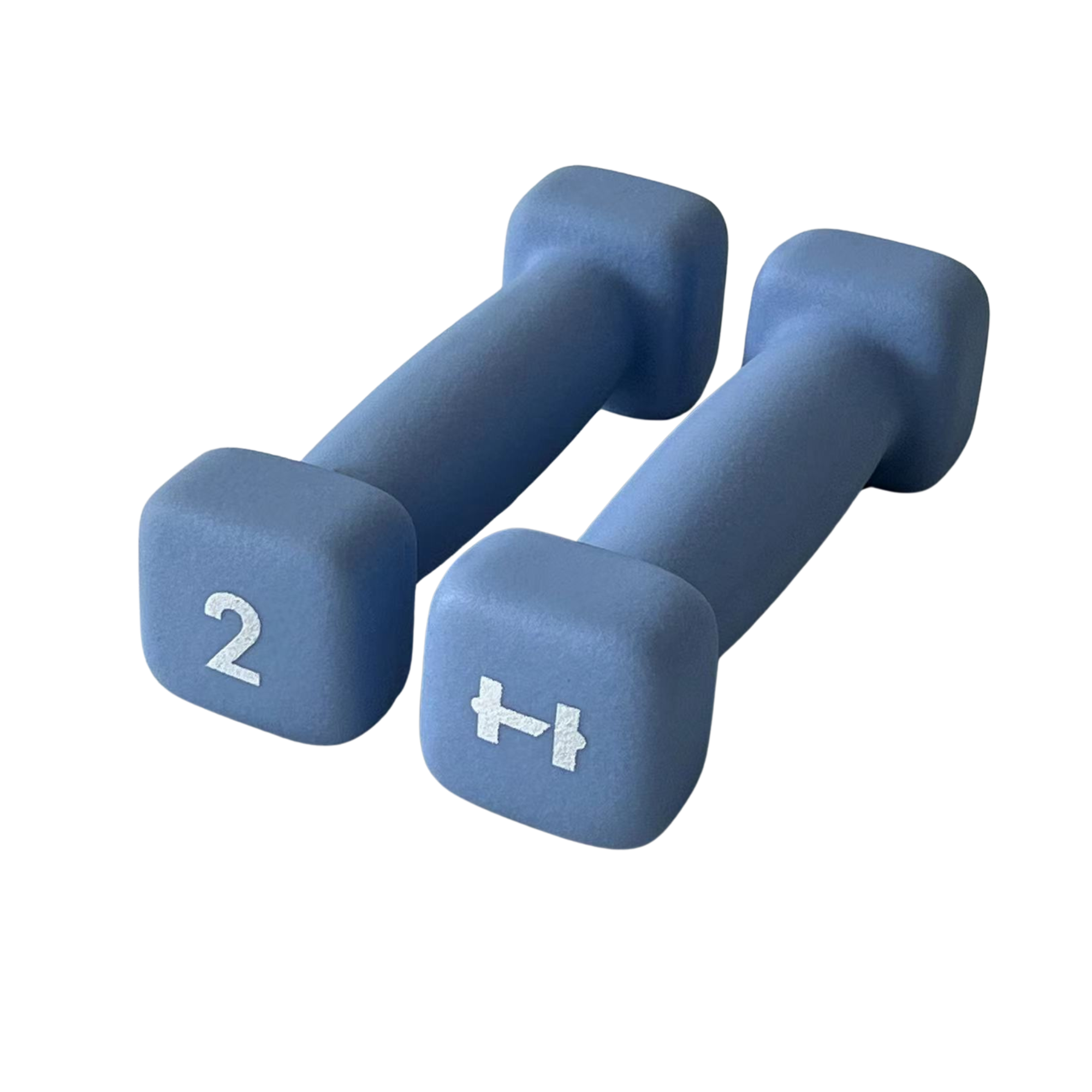 HulkFit Neoprene Coated Anti-Roll Square Dumbbells