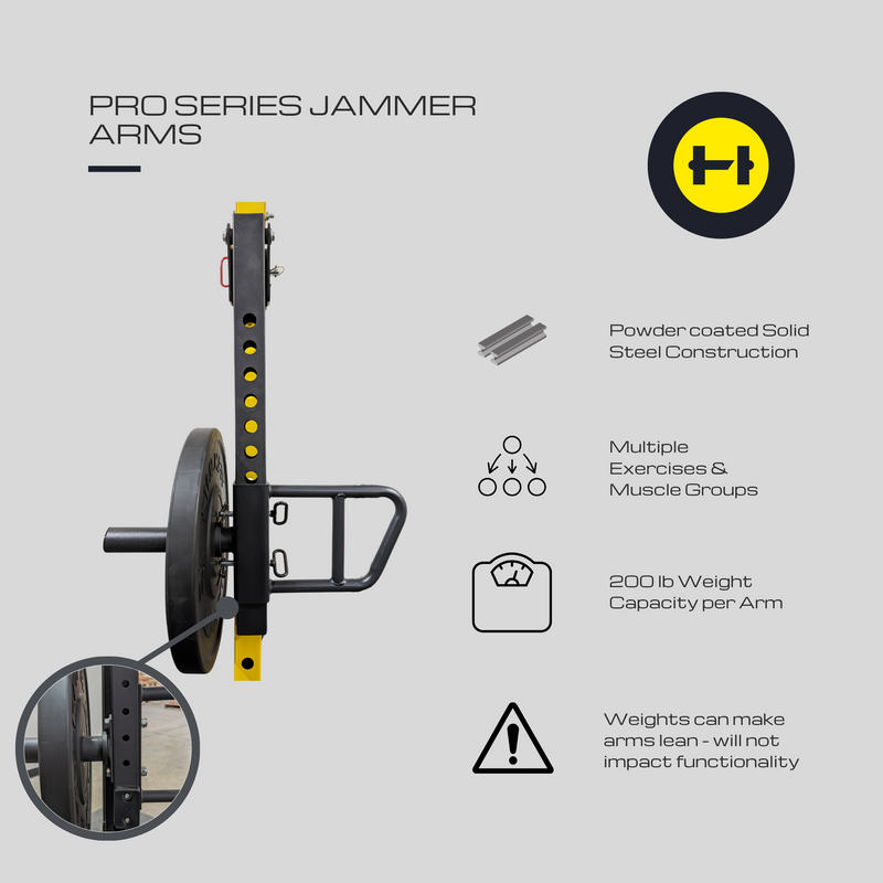 Gym; Home Gym; Garage Gym; Sports; Workout; Exercise; Exercise Equipment; Fitness; Attachments; Accessories; Jammer Arms; Lever Arms