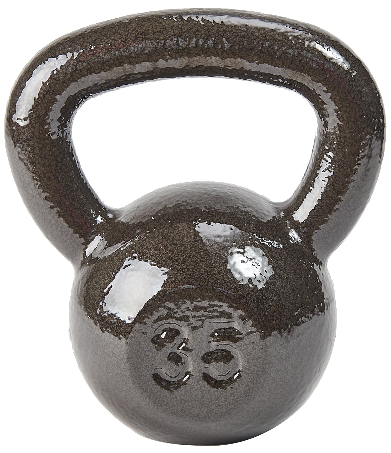 HulkFit Enamel Coated Cast Iron Kettlebell