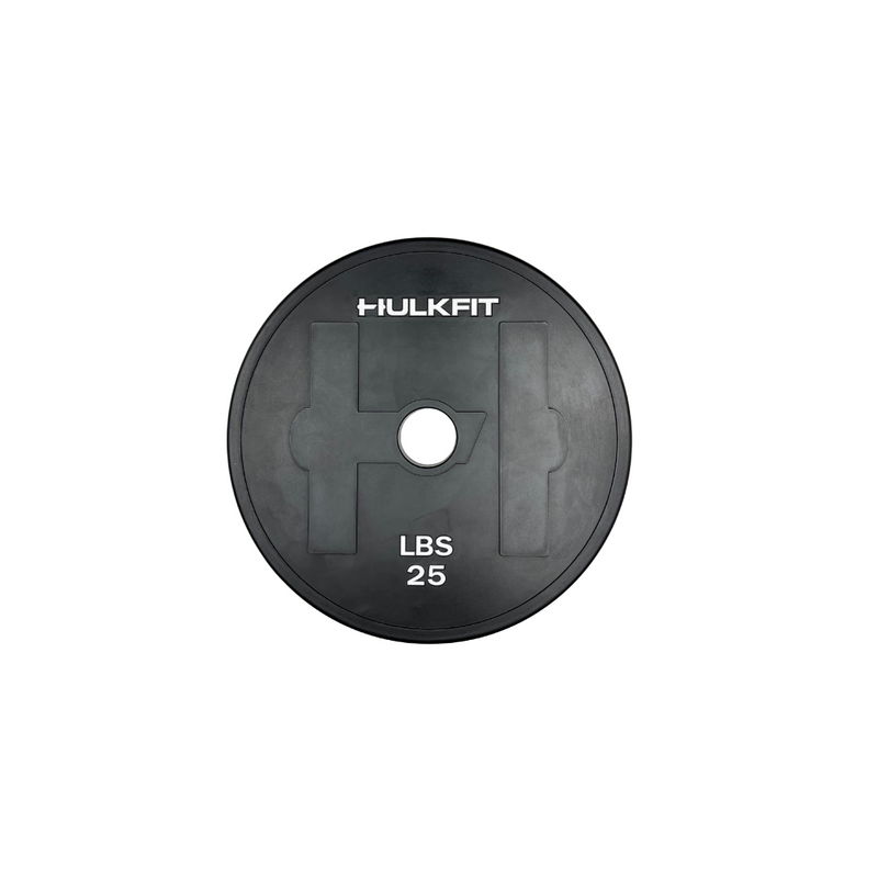 HulkFit Loadable Rubber Coated Steel Dumbbell Weight Plates
