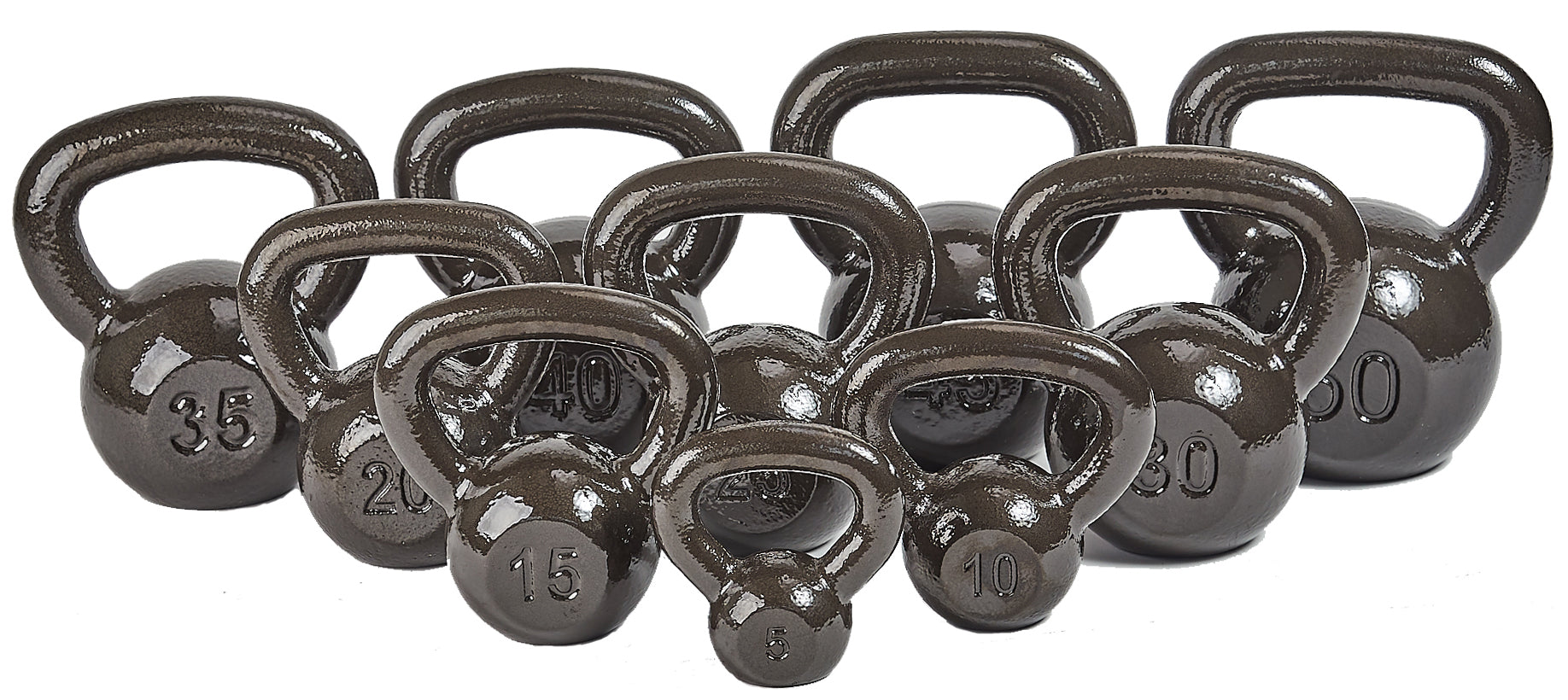 HulkFit Enamel Coated Cast Iron Kettlebell