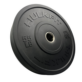 Hulkfit 2” Olympic Shock Absorbing Bumper Weight Plates - Black
