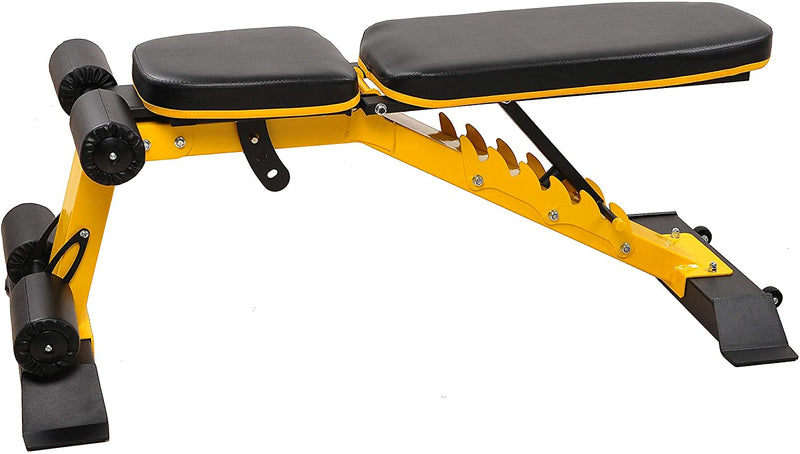 HulkFit Adjustable Utility Weight Bench - Multiple Colors
